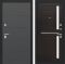 Входная дверь Лабиринт ART графит 02 - Венге, стекло белое
