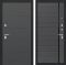 Входная дверь Лабиринт ART графит 22 - Графит софт, черная вставка