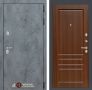 Входная дверь Лабиринт Бетон замок Mottura 03 - Орех бренди