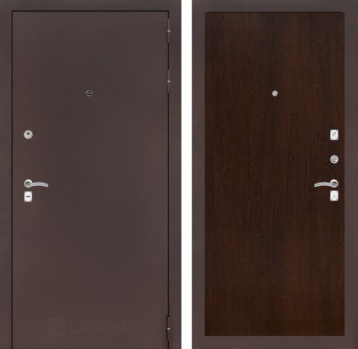 Входная дверь Лабиринт CLASSIC антик медный 05 - Венге