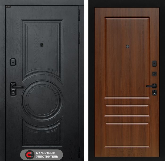 Входная дверь Лабиринт GRAND 03 - Орех бренди