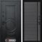 Входная дверь Лабиринт GRAND 22 - Графит софт, черная вставка