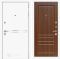 Входная дверь Лабиринт Лайн WHITE 03 - Орех бренди