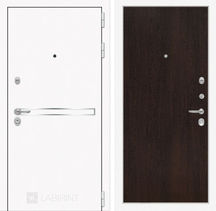 Входная дверь Лабиринт Лайн WHITE 05 - Венге