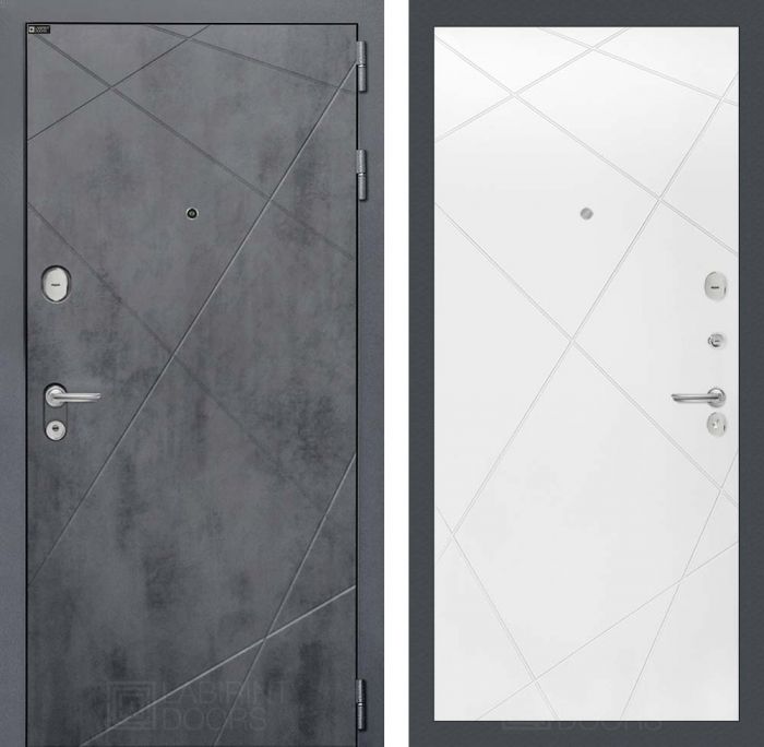 Входная дверь Лабиринт LOFT 24 - Белый софт