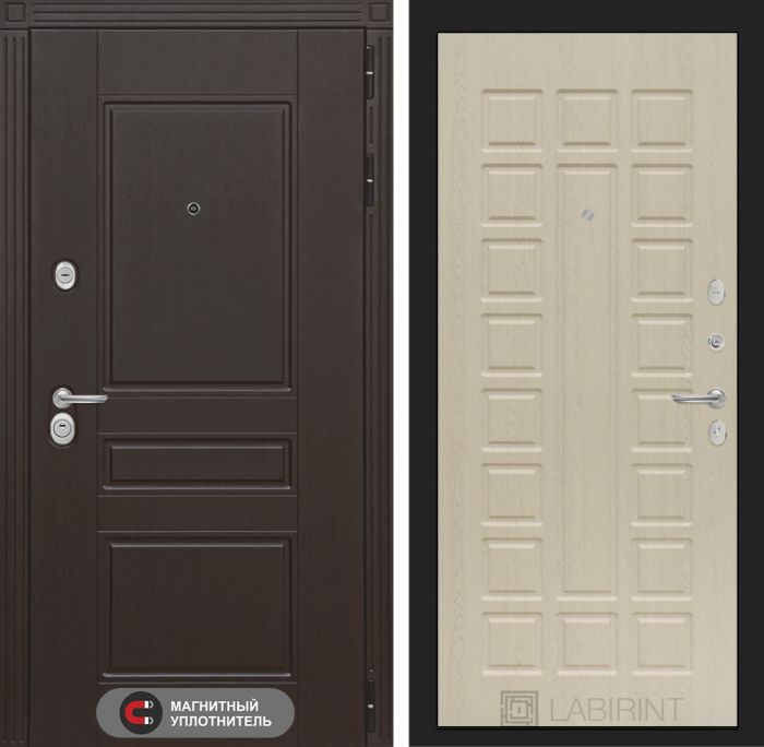 Входная дверь Лабиринт Мегаполис 04 - Беленый дуб