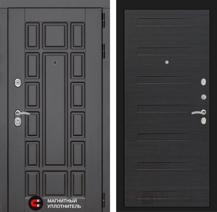 Входная дверь Лабиринт Нью-Йорк замок Mottura 14 - Эковенге