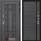 Входная дверь Лабиринт Нью-Йорк замок Mottura 22 - Графит софт, черная вставка