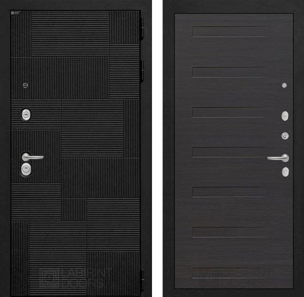 Входная дверь Лабиринт PAZL 14 - Эковенге поперечный