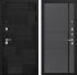 Входная дверь Лабиринт PAZL 22 - Графит софт, черный молдинг