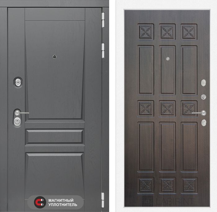 Входная дверь Лабиринт Платинум 16 - Алмон 28