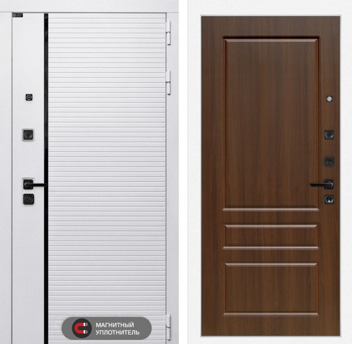Входная дверь Лабиринт ROYAL 03 - Орех бренди