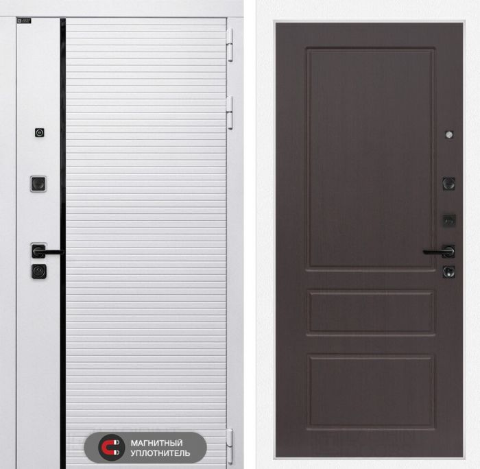 Входная дверь Лабиринт ROYAL 03 - Орех премиум