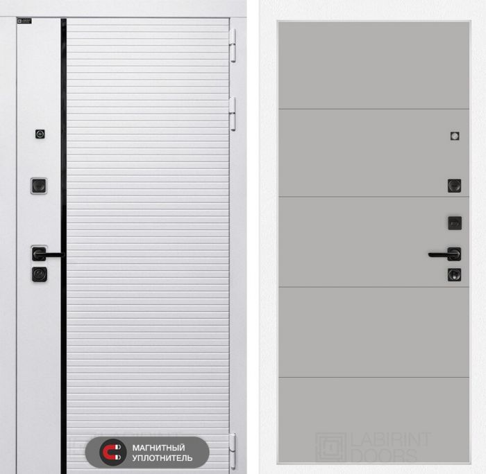 Входная дверь Лабиринт ROYAL 13 - Грей софт