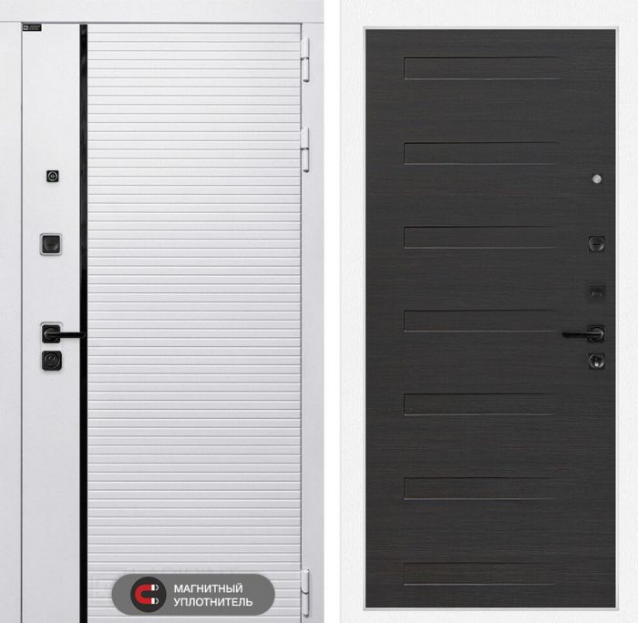 Входная дверь Лабиринт ROYAL 14 - Эковенге горизонтальный