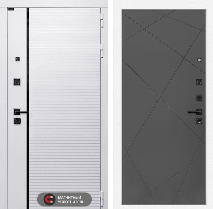 Входная дверь Лабиринт ROYAL 24 - Графит софт