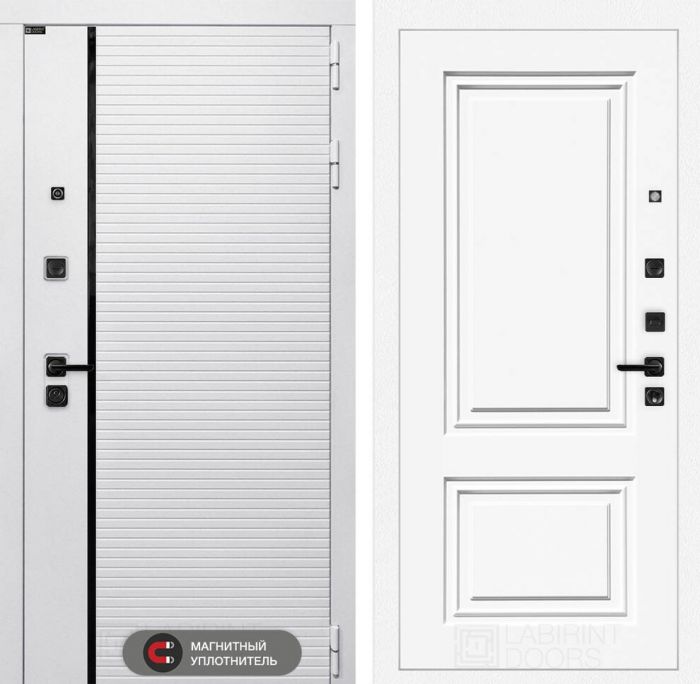 Входная дверь Лабиринт ROYAL 26 - Эмаль RAL 9003