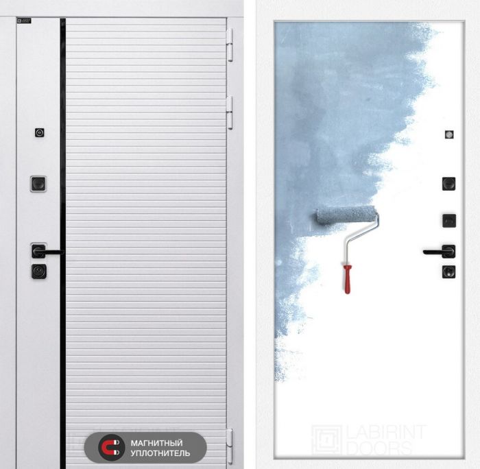 Входная дверь Лабиринт ROYAL 28 - Грунт под покраску