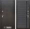 Входная дверь Лабиринт SILVER 22 - Графит софт, черная вставка