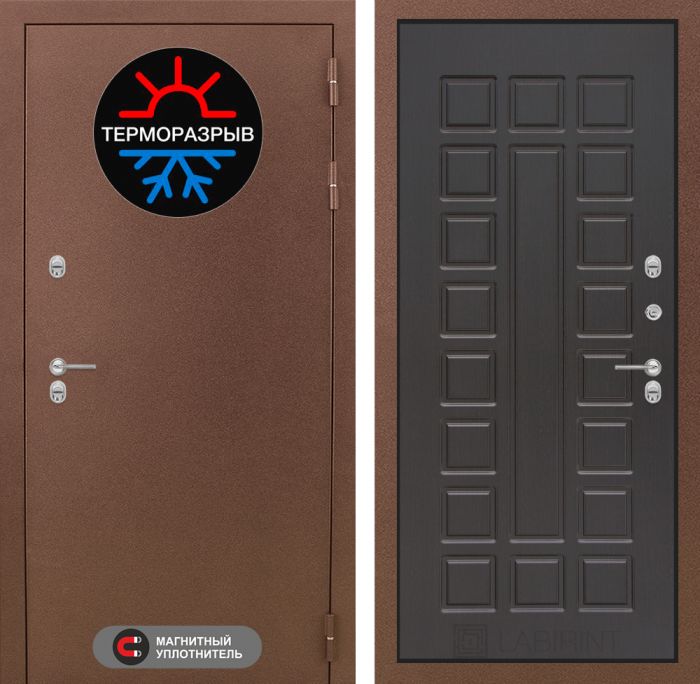 Входная дверь Лабиринт Термо Магнит 04 - Венге