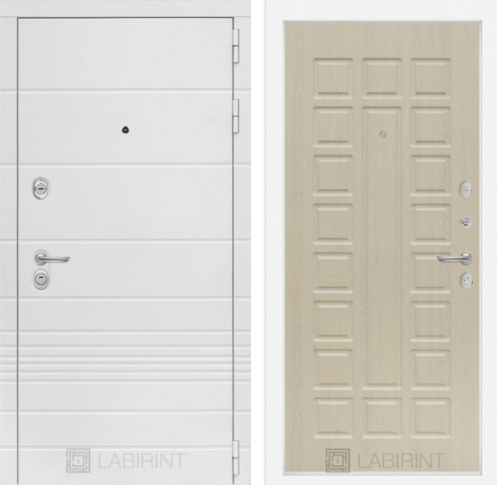Входная дверь Лабиринт Трендо 04 - Беленый дуб