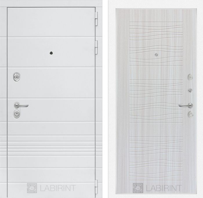 Входная дверь Лабиринт Трендо 06 - Сандал белый
