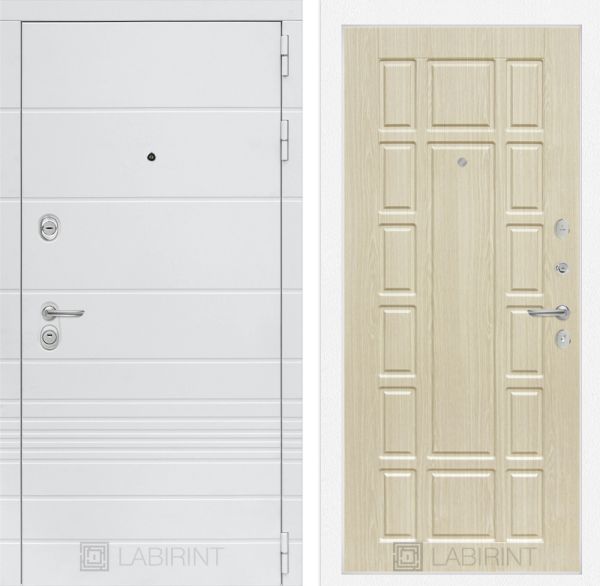 Входная дверь Лабиринт Трендо 12 - Беленый дуб