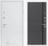 Входная дверь Лабиринт Трендо 22 - Графит софт, черная вставка