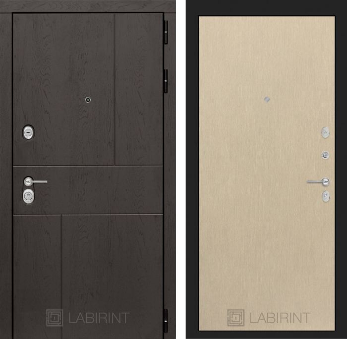 Входная дверь Лабиринт URBAN 05 - Венге светлый