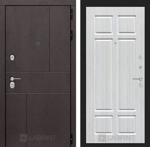 Входная дверь Лабиринт URBAN 08 - Кристалл вуд