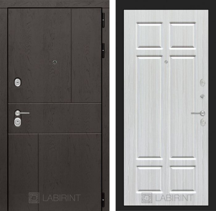 Входная дверь Лабиринт URBAN 08 - Кристалл вуд
