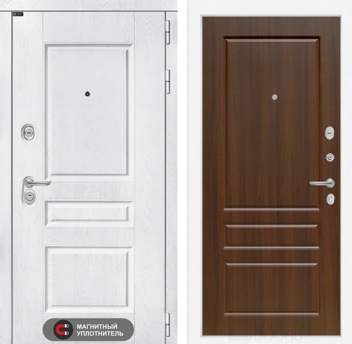 Входная дверь Лабиринт VERSAL 03 - Орех бренди